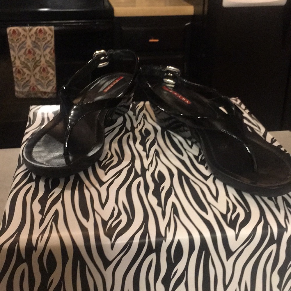 Prada Thong Sandals Size 36.5 (us 6 1/2)